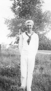 Northfield Center Resident who attended and graduated from Northfield High School Class of 1933.
Born August 21, 1915- Died May 26,1949 while still in the service of his country.

Carl enlisted in the U.S.Navy immediately after graduation in early 1933, given the serial 2831028, he spent six years in the Navy being discharged in 1939. When World War II appeared inevitable, he reenlisted in early 1940. He spent a considerable amount of time aboard ship in the South Pacific. He was assigned to Treasure Island Naval Station in San Francisco, Calif. as a Chief Petty Officer. He left for his duty assignment at 8:00 AM. one morning and before noon died suddenly. Cause of death was diagnosed as Spinal Meningitis.

CPO Conrad was buried at Crown Hill Cemetery in Twinsburg, Ohio with full Military Honors as befitting his military record.

Carl was married to Vivian Flowers of Peninsula, Ohio. In addition to his wife Vivian, Carl left behind his parents Mr. and Mrs. Pierce Irwin Conrad and one sister, Opel Conrad-Hansen, and a brother Irwin. Vivian moved back to California in 1951 and died there in the summer of 1993. Both Mr. and Mrs. Conrad along with Opel have been dead for many years. 