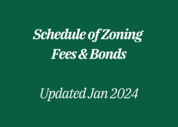 Zoning Fees and Bonds